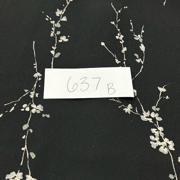 Talbots Petites Women's Black Floral Design A-Line Skirt Size 6 Feminine - Picture 9 of 10